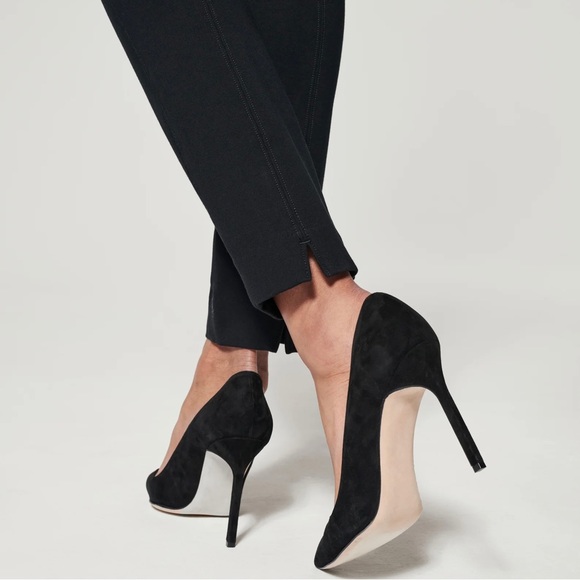 SPANX The Perfect Pant Ankle Back Seam Skinny Black S - Picture 12 of 13